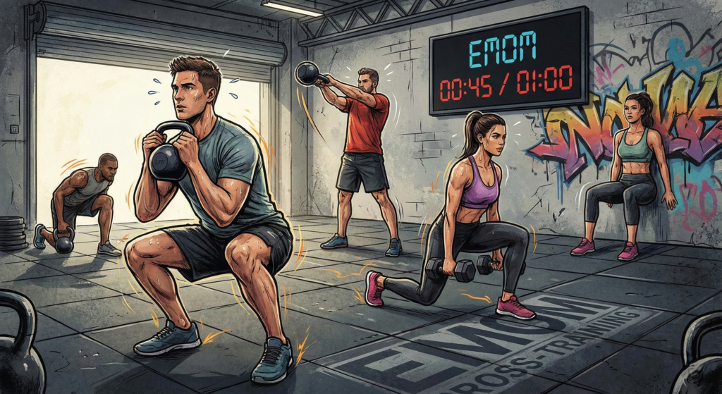 Workout Jambes Explosif : Boostez votre progression avec cet EMOM Cross-training